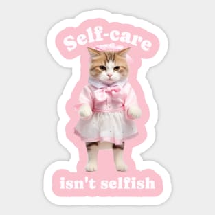 Self care isn't selfish Sticker